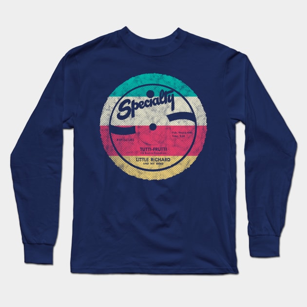 Little Richard - Tutti Frutti record Long Sleeve T-Shirt by karutees